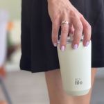 Pure Cream Coffee Thermos 360ml