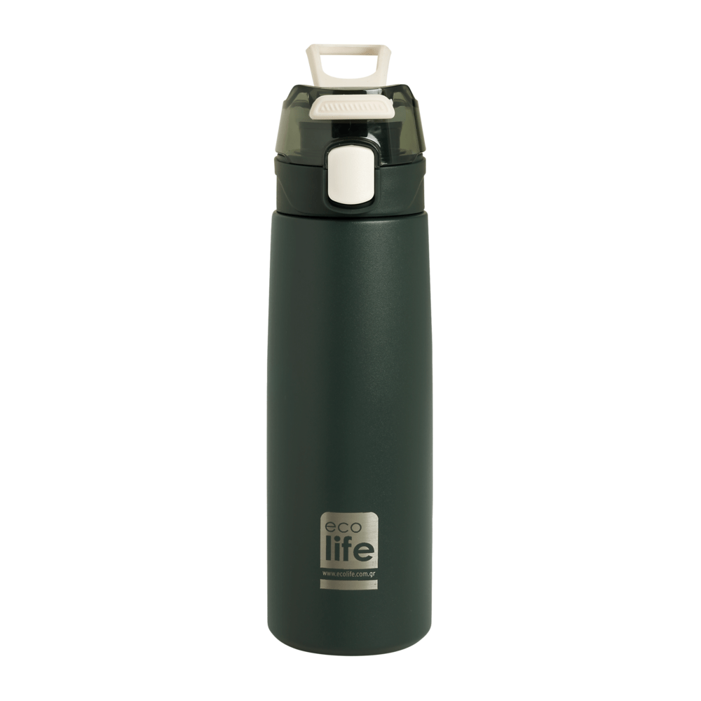 Dark Green Thermos 550ml | Με Infuser <br /><span style="color: #ff0000;">Nέα μειωμένη τιμή!</span>