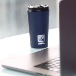 Βlue Black (Matte) Coffee Thermos 370ml