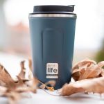 Dark Blue Coffee Thermos 370ml